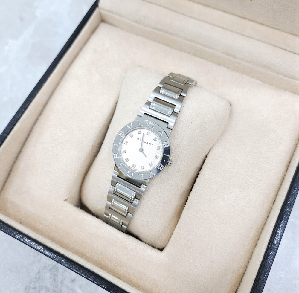 [럭스유] 불가리 여성 다이아 쿼츠 메탈시계 BB26WSS12