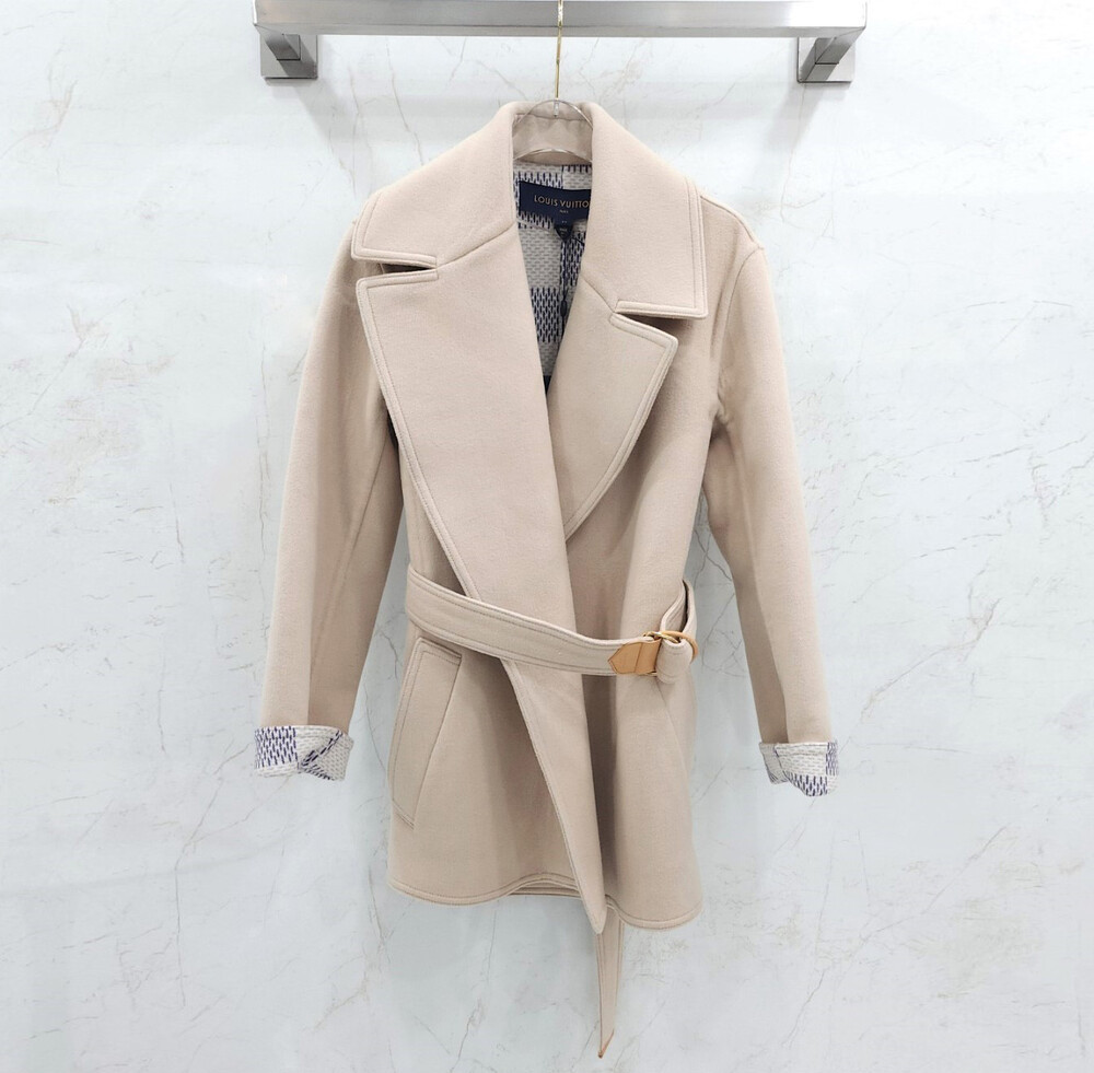 [럭스유] 34 / 루이비통 다미에 아주르 후드 랩 코트