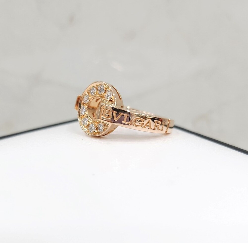 [럭스유] 불가리 다이아 불가리 링 49호 18K 로즈골드