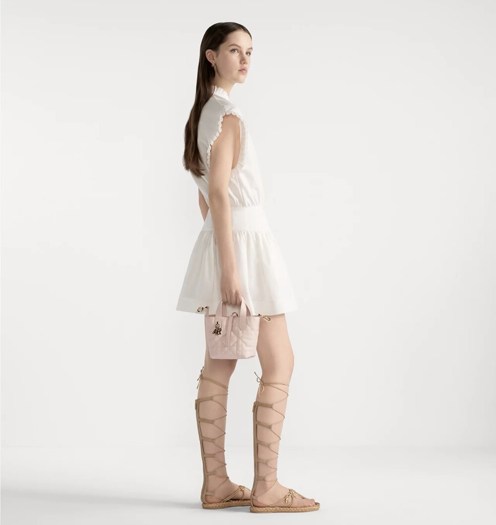 [럭스유] 디올 버티컬 나노 토트백 파우더핑크 까나쥬 S6100OSNW