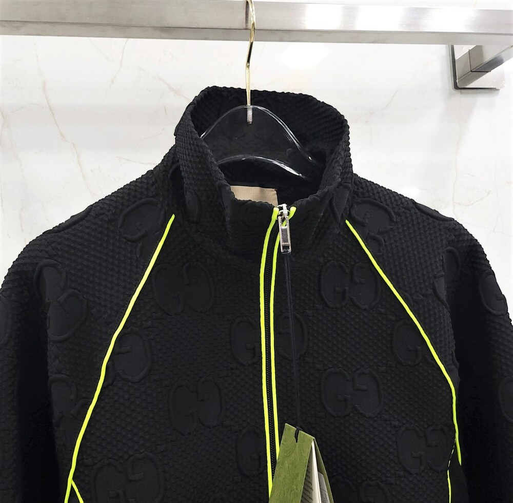 [럭스유] (새상품) S / 구찌 GG 로고 트랙 집업 자켓 724491