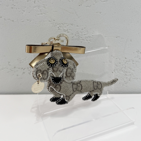 구찌 강아지 장식 백참 키홀더 미사용제품 206082 