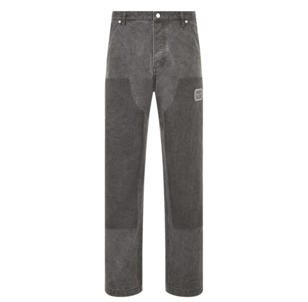 [럭스유] (새상품) 32 / 디올 그레이 콘트라스트 쿠튀르 자수 카펜터 팬츠