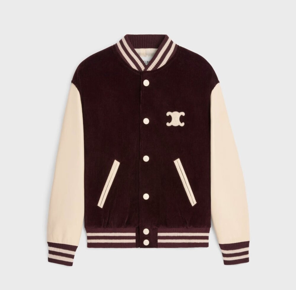 [럭스유] (새상품) 38 / 셀린느 로고 코듀로이 테디 자켓 RV05I032D