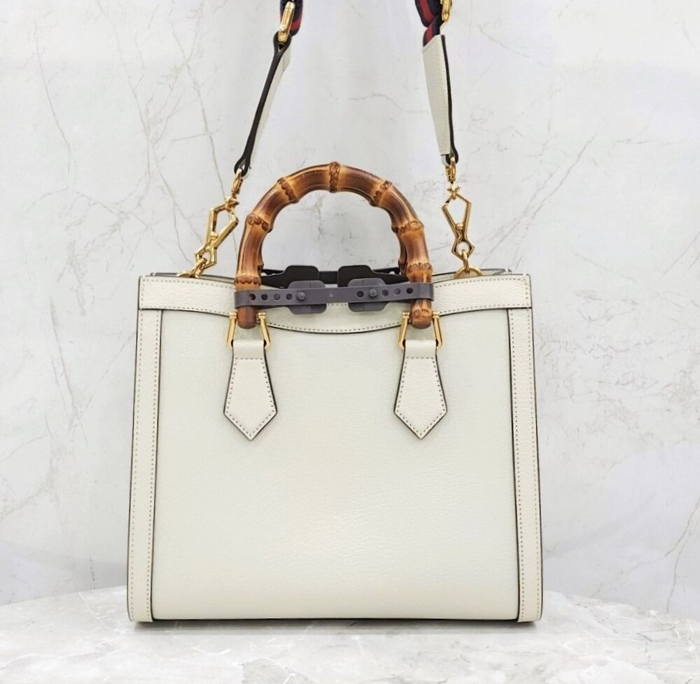 [럭스유] (새상품) 구찌 다이애나 뱀부 탑핸들 토트백 미디엄 702721