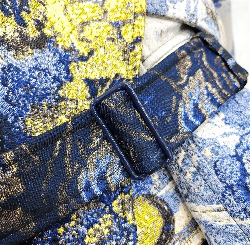 [럭스유] (새상품) 50 / 루이비통 한정판 태피스트리 벨티드 트렌치 코트