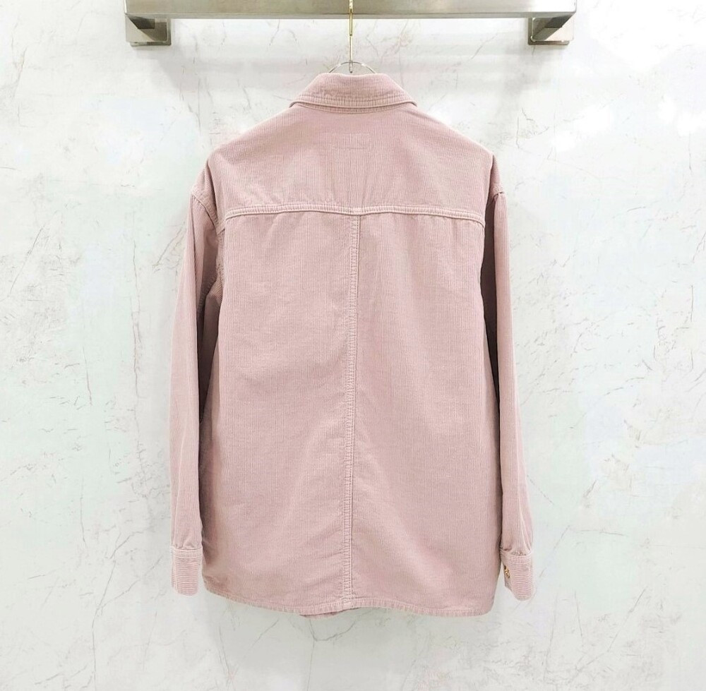 [럭스유] (새상품)  XS / 셀린느 코듀로이 카 코트 자켓 RV0U9921V