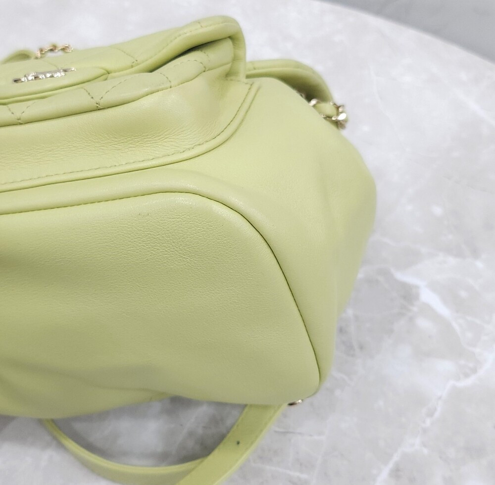 [럭스유] 샤넬 그린 듀마 원포켓 백팩 신형내장칩 AS2908