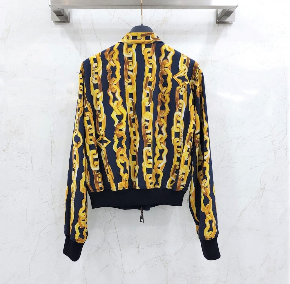 [럭스유] 36 / 루이비통 체인 프린트 보머 모노그램 자켓