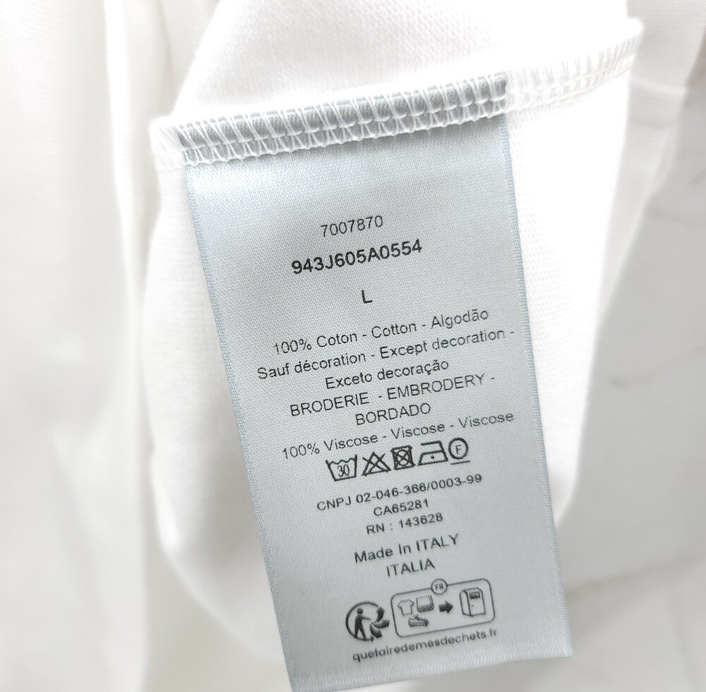 [럭스유] (새상품) L / 디올 CD 아이콘 캐주얼핏 반팔 티셔츠