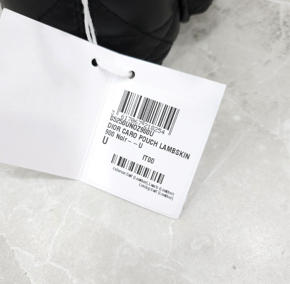 [럭스유] (새상품) 디올 카로 나노 버킷백 블랙 매크로 까나쥬 S5250UNOZ