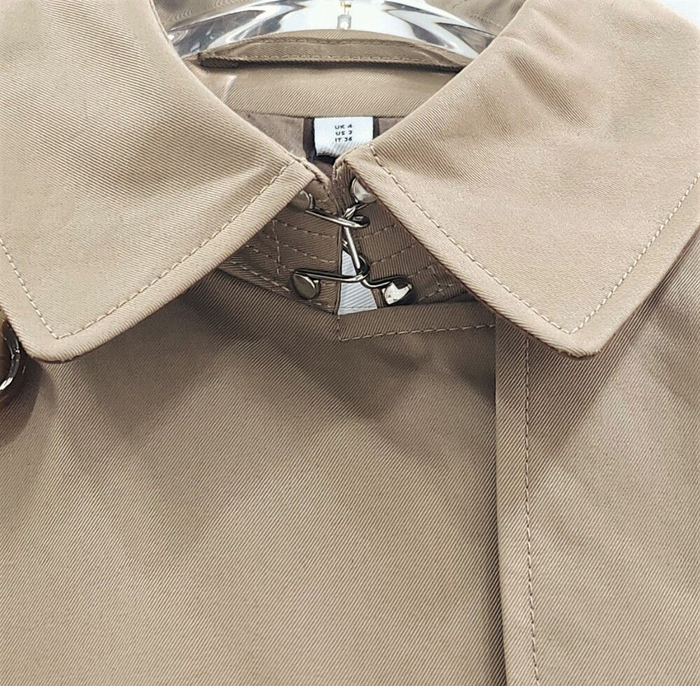 [럭스유] (새상품) 36 / 버버리 자수로고 켄싱턴 롱 트렌치 코트