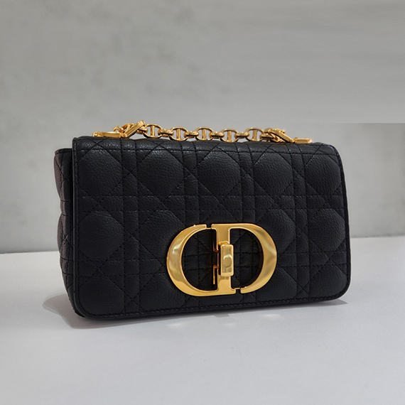 디올 까나쥬 카로 스몰 블랙 숄더백 24년 M9241UWHC