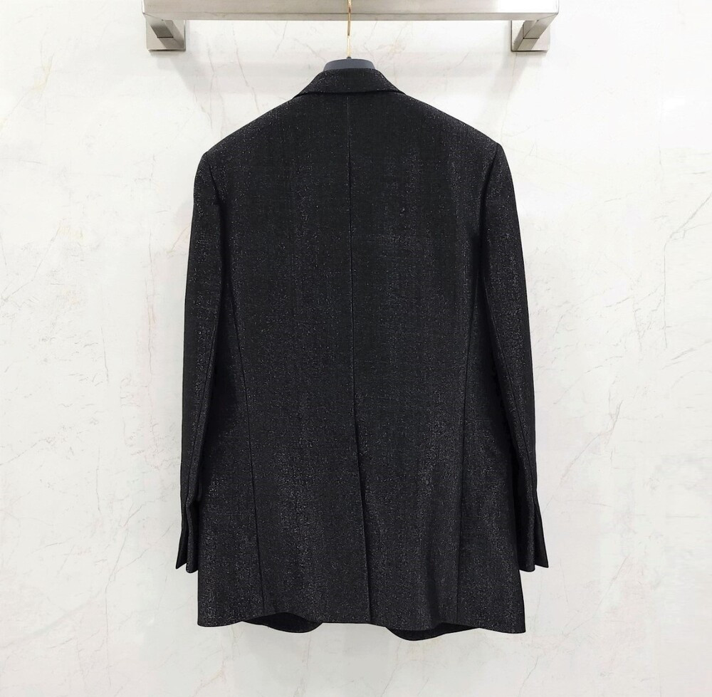 [럭스유] (새상품) 38 / 루이비통 싱글 브레스티드 글리터 블레이저