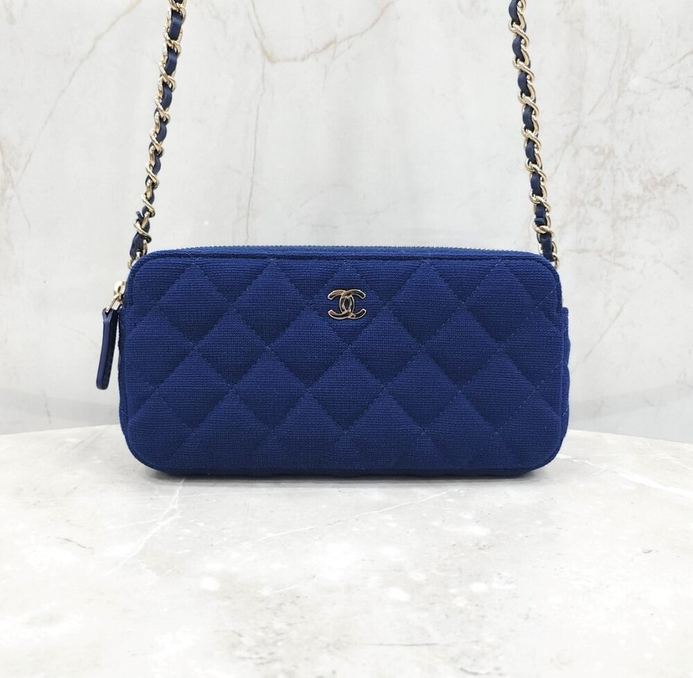 [럭스유] 샤넬 뉴 WOC 미니 더블지퍼 체인 크로스백