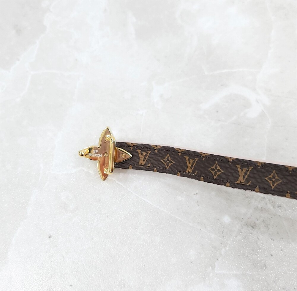 [럭스유] 루이비통 LV 미니 플라워그램 브레이슬릿 핑크