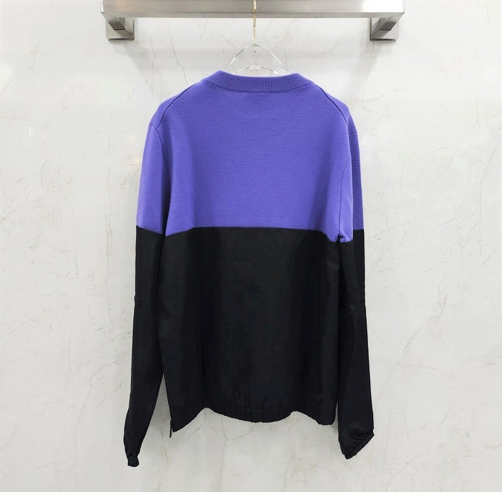 [럭스유] (새상품) L / 디올 울 나일론 CD 로고 퍼플 니트