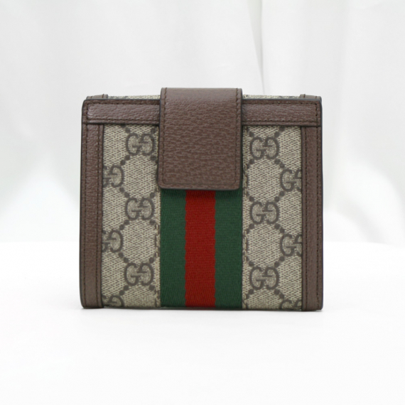 Gucci(구찌) 523173 GG 수프림 캔버스 오피디아 플랩 반지갑