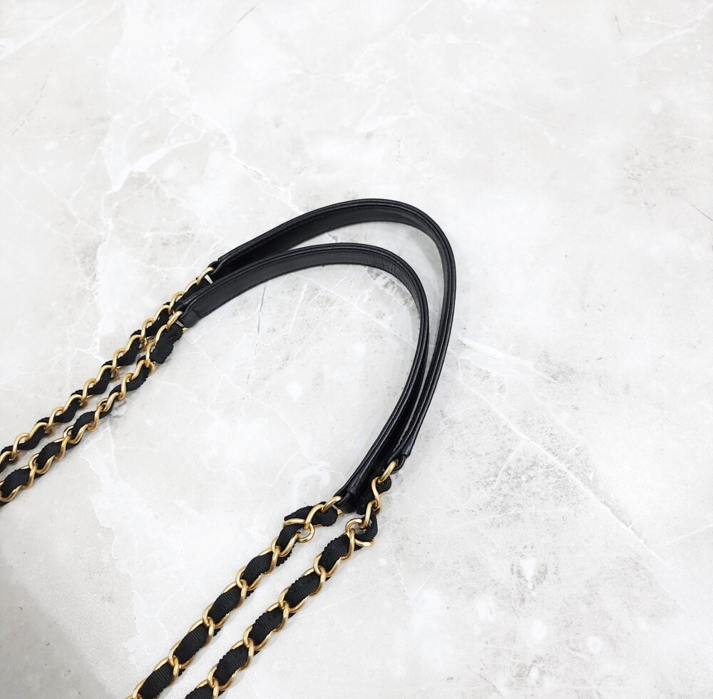 [럭스유] 샤넬 버건디 CC 로고 체인 숄더백 21번대 A91058