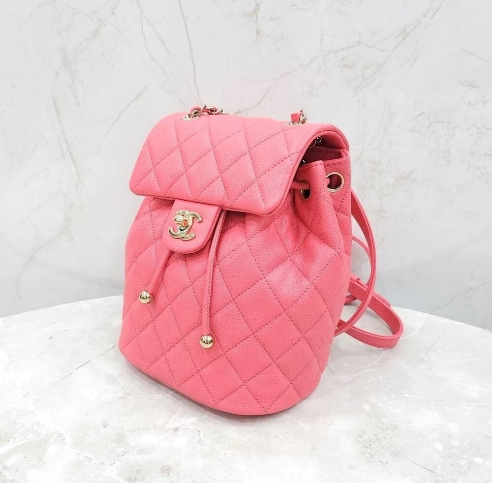 [럭스유] 샤넬 클래식 어반스피릿 백팩 스몰 캐비어 신형내장칩 AS4058