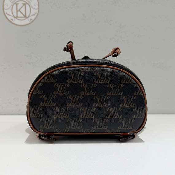 셀린느 트리옹프 미니 풀코 백팩 전시상품급 197662CAS