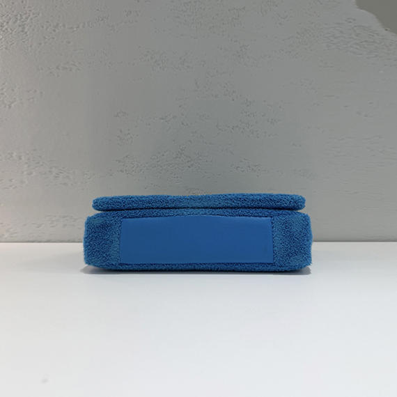 버버리 롤라백 체인 라지 숄더백 블루 80330491