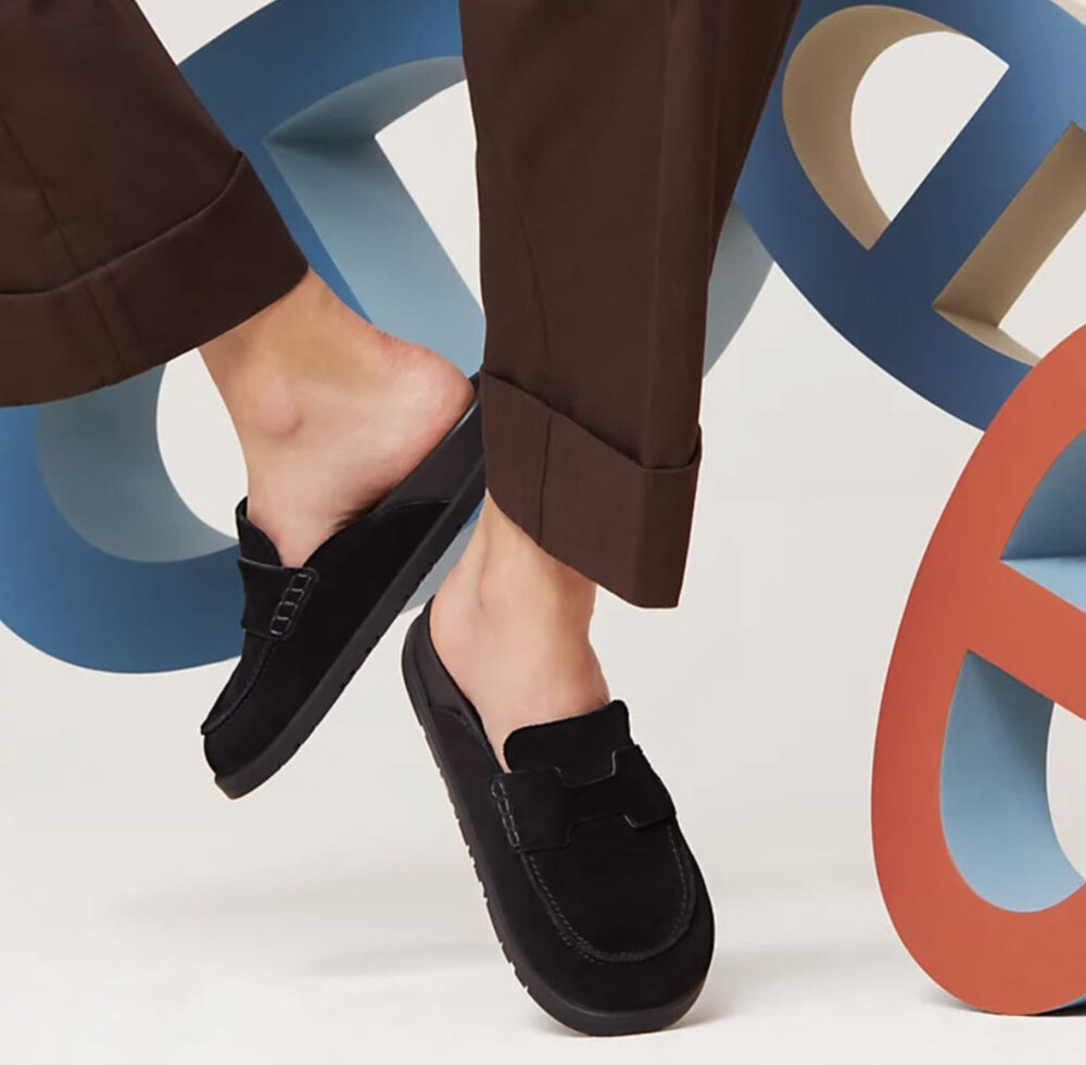 [럭스유] 44 / 에르메스 스웨이드 GO 뮬 H231745