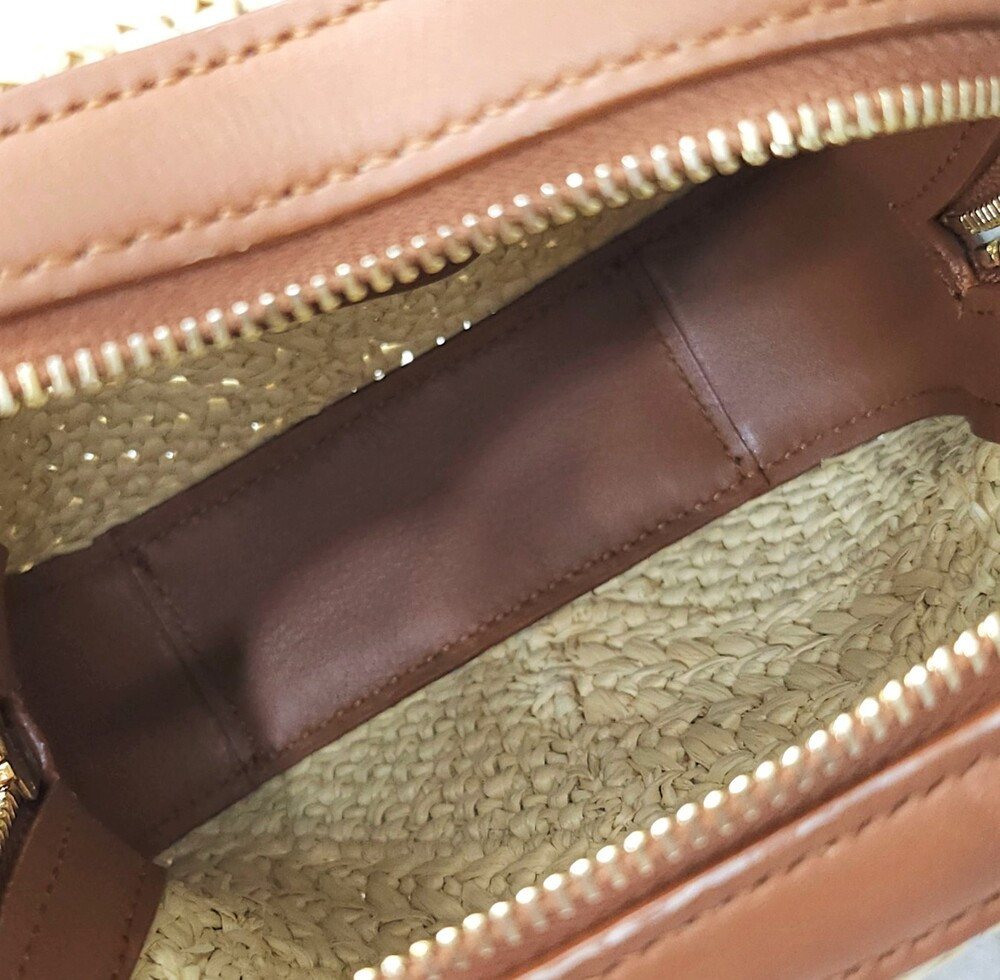 [럭스유] 생로랑 라피아 제이미 큐브 체인백 671861