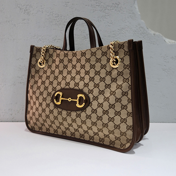 구찌 GG캔버스 홀스빗 1955 미디엄 토트&숄더백 621144