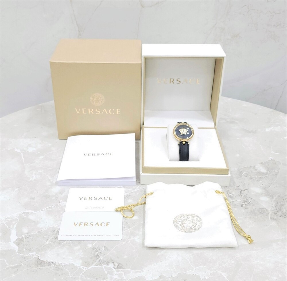 [럭스유] 베르사체 팔라초 엠파이어 쿼츠 시계 34mm VECQ00118