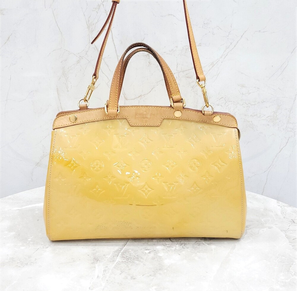 [럭스유] 루이비통 옐로우 모노그램 베르니 토트 숄더백