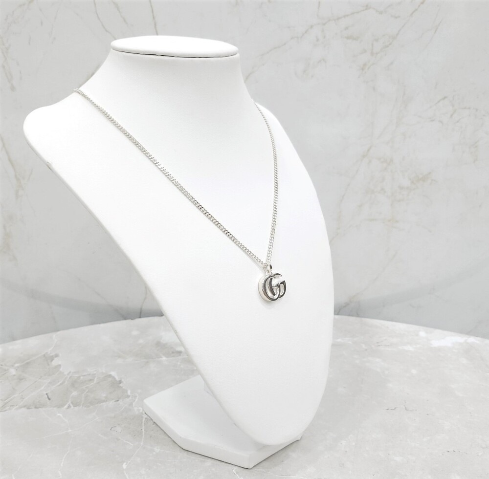 [럭스유] (새상품) 구찌 GG 마몽 펜던트 실버 목걸이 814914