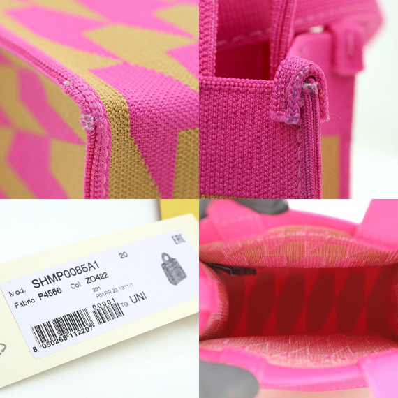 Marni(마르니) SHMP0085A1 핑크 하운즈 투스 자카드 나노 2WAY