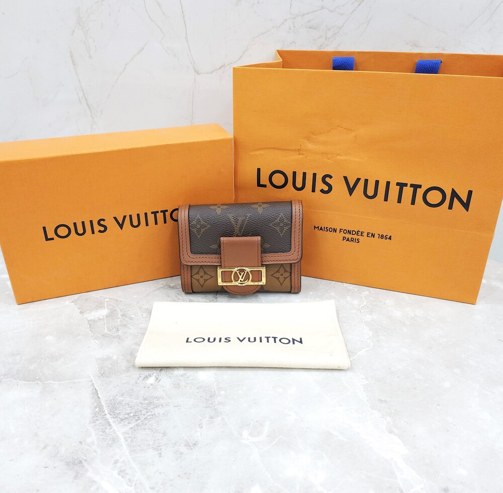 [럭스유] 루이비통 모노그램 도핀 컴팩트 월릿 지갑 M68725
