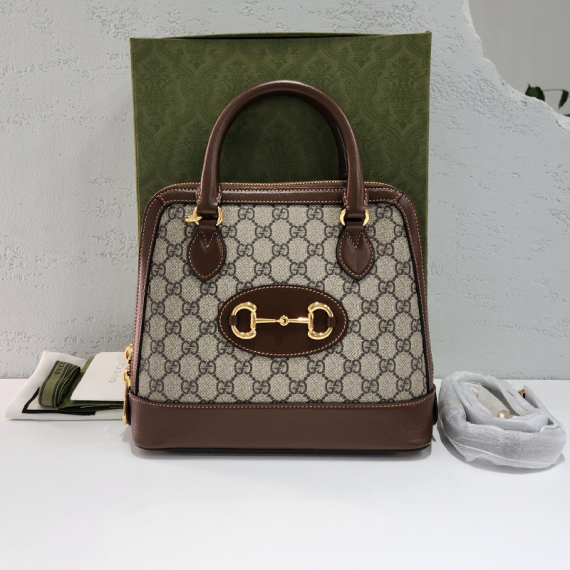 구찌 GG 홀스빗 1955 스몰 탑핸들 토트백 621220