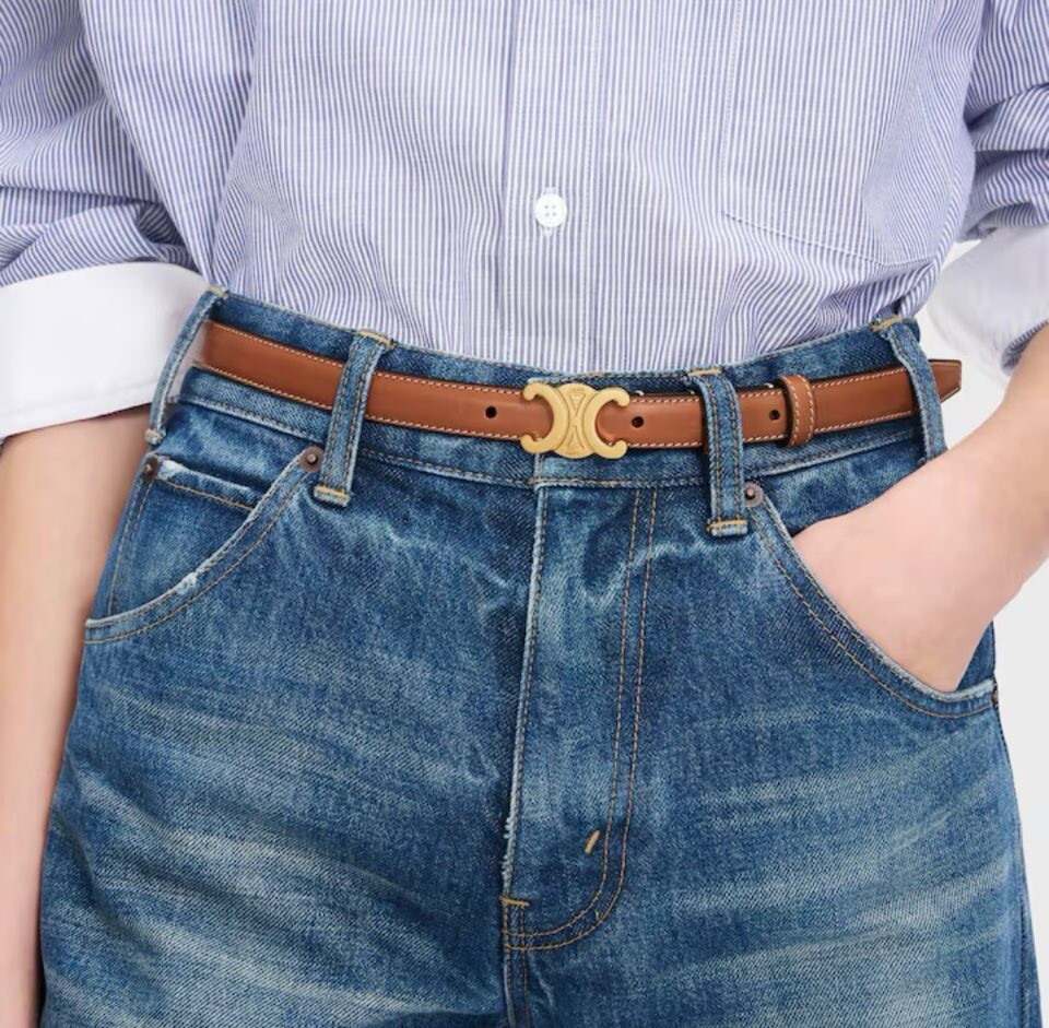 [럭스유] 셀린느 트리옹프 벨트 스몰 18mm 70 45AX63A78