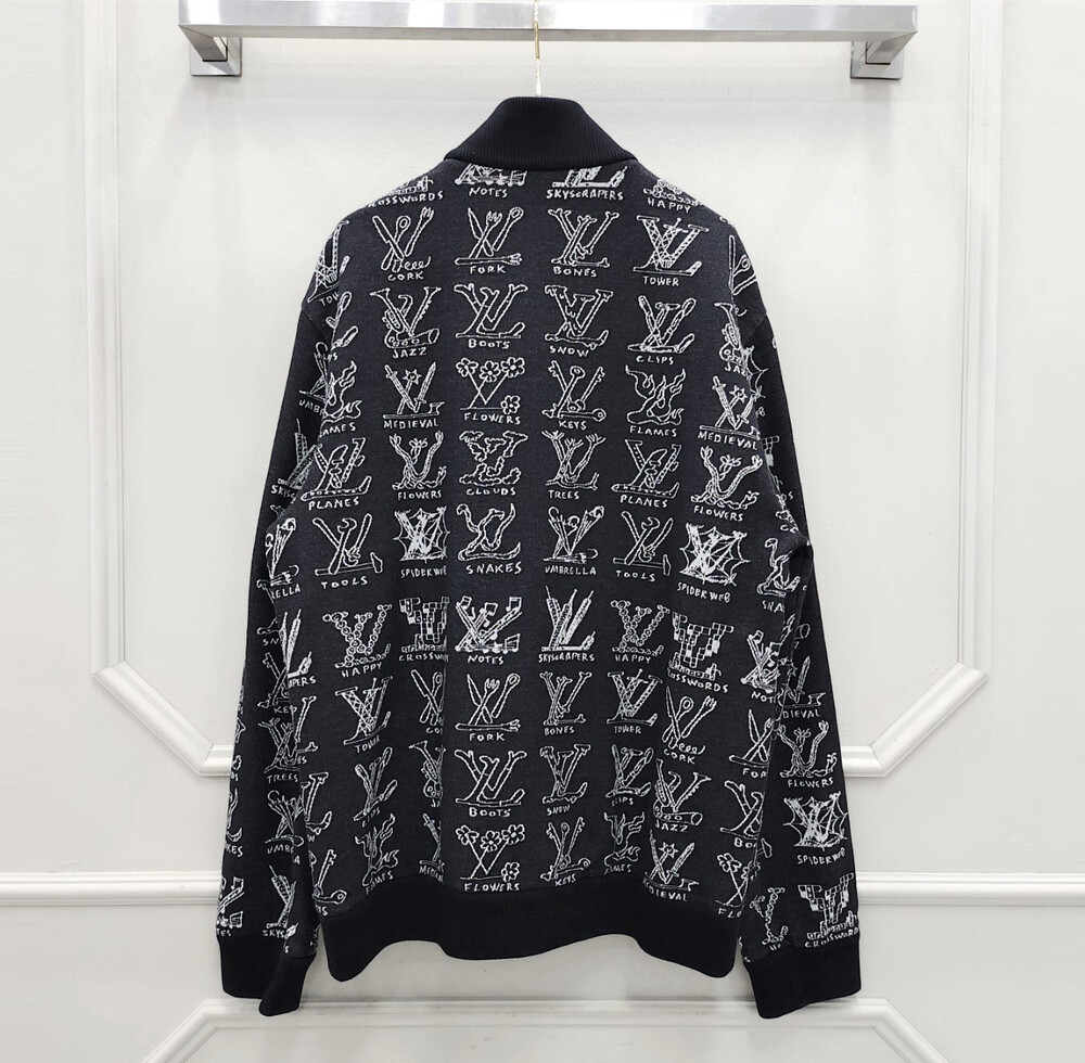 [럭스유] XL / 루이비통 LV 카툰 자카드 집업