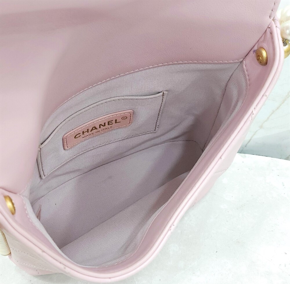 [럭스유] 샤넬 CC로고 펄 사이드 진주 크로스백 AS2503