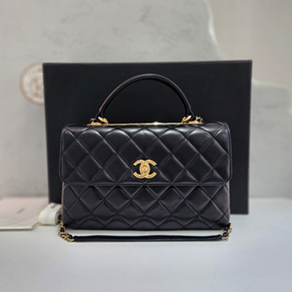 샤넬 트랜드CC 램스킨 미듐 숄더백 23번대 A69923