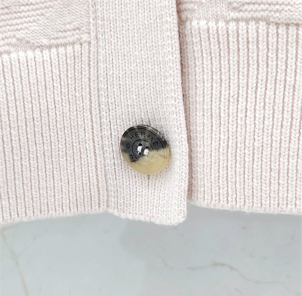 [럭스유] 34 / 에르메스 롱 슬리브 라운지 가디건 핑크