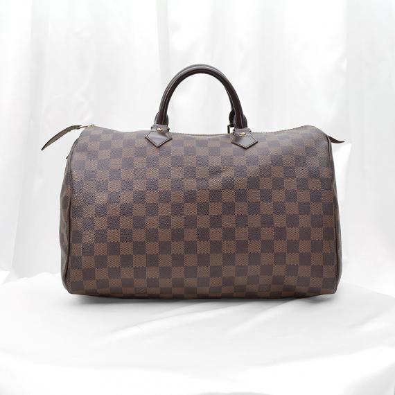 Louis Vuitton(루이비통) N41523 다미에 에벤 캔버스 스피디 35 토트백