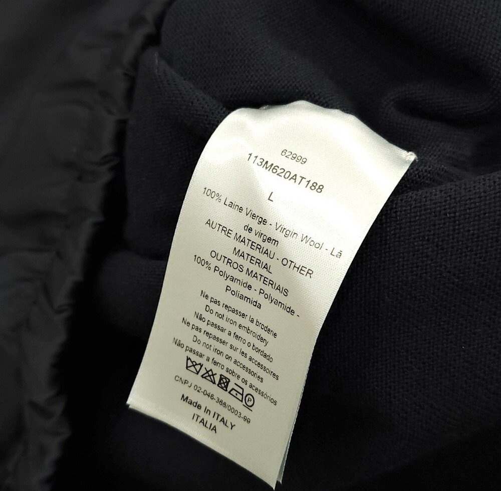 [럭스유] (새상품) L / 디올 울 나일론 CD 로고 퍼플 니트