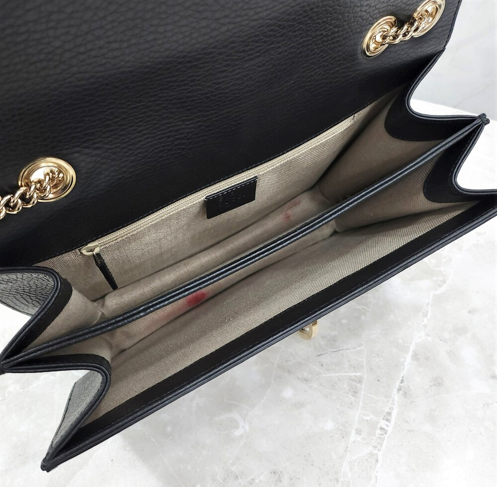 [럭스유] 구찌 인터로킹 G 미디움 체인 숄더백 510303