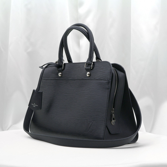 Louis Vuitton(루이비통) M51238 블랙 에삐 레더 바누 MM 탑핸들 2WAY