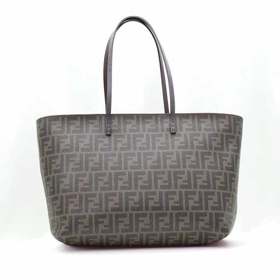 Fendi(펜디) 8BH185 PVC FF로고 쥬카 캔버스 롤 쇼퍼 숄더백