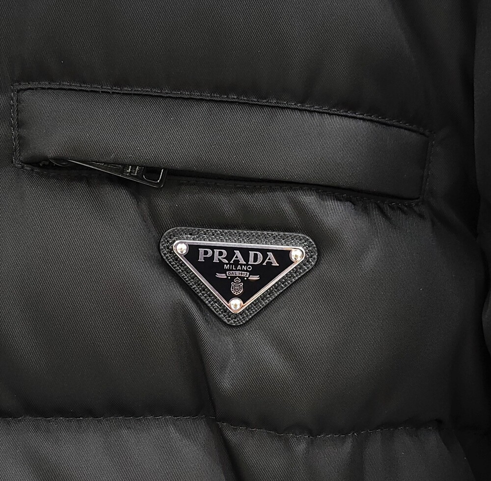 [럭스유] 36 / 프라다 개버딘 여성 푸퍼 패딩 자켓 291808