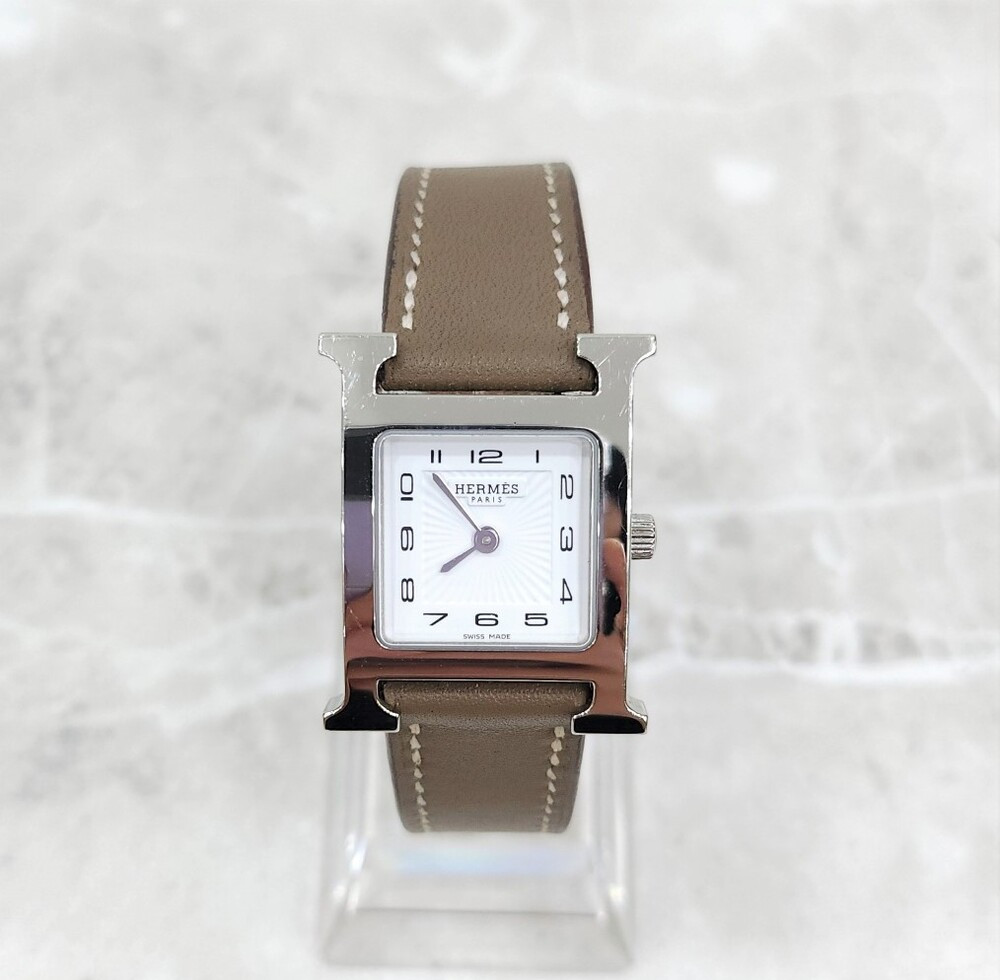 [럭스유] 에르메스 H 아워 스틸 시계 스몰 25mm