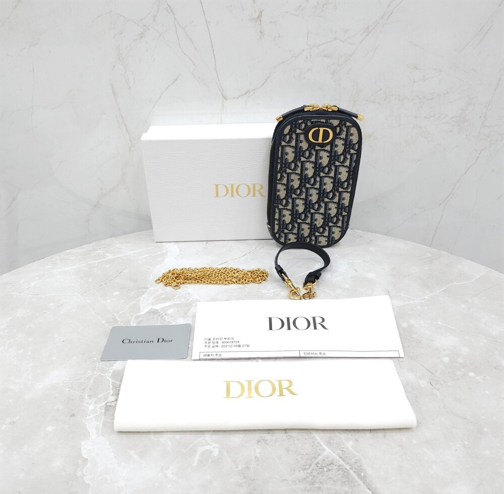 [럭스유] 디올 오블리크 자카드 몽테인 폰홀더 크로스백 S2114UTZQ