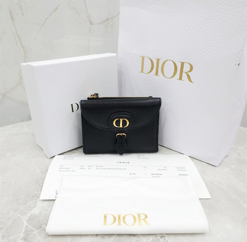 [럭스유] 디올 바비 레더 미니 반지갑 S5699UBPZ