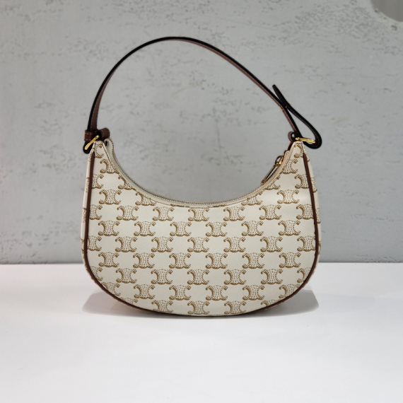 셀린느 트리오페 아바 호보 화이트 숄더백 193952BZJ